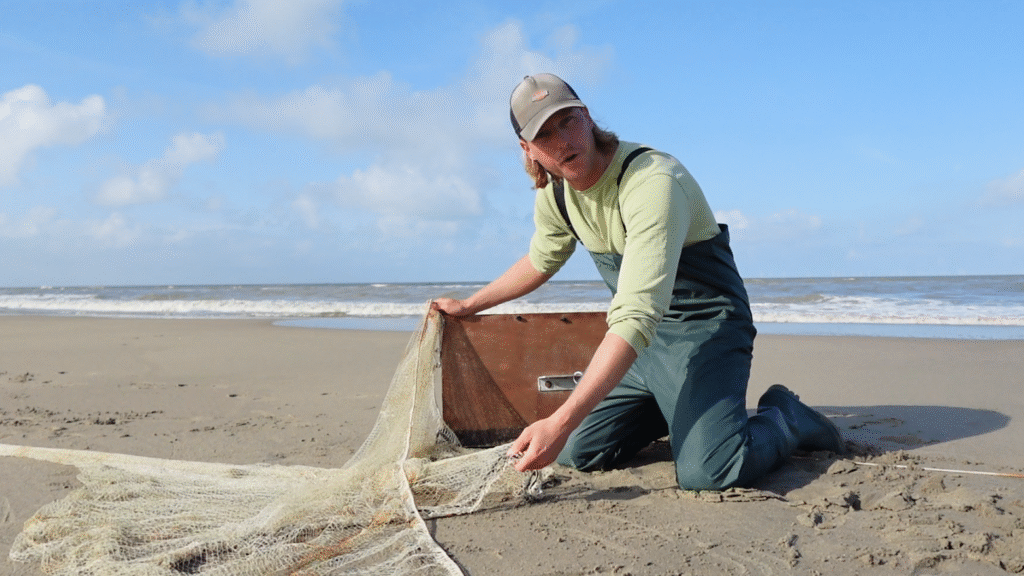 Garnalen Noordzee Excursie Noordwijk vissen garnalen
