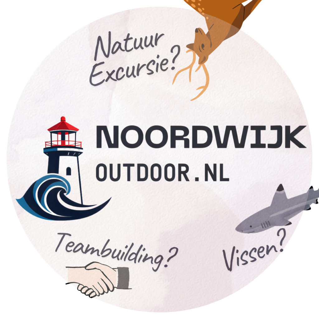 Noordwijk Outdoor Sticker Vissen Teambuilding Natuur Excursie